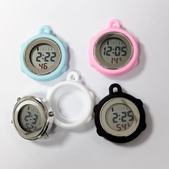 Портативен електронен часовник с аларма, подсветка и седмичен календар; силиконова каишка, минерално подсилено стъкло