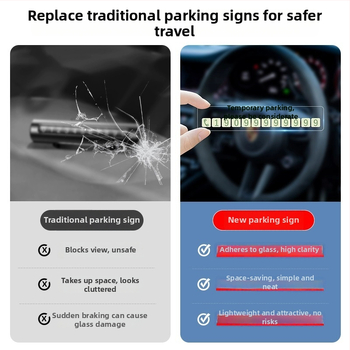 Automobiļu pagaidu stāvvietas plāksne, adsorpcijas tipa, plastmasa, zīmols Yiju, izgatavots Zhejiang