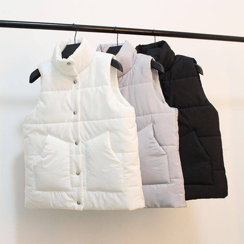 Uska ženski prsluk s halter-neck izrezom, pamuk-nylon tkanina, poliester punilo, zatvarač sprijeda