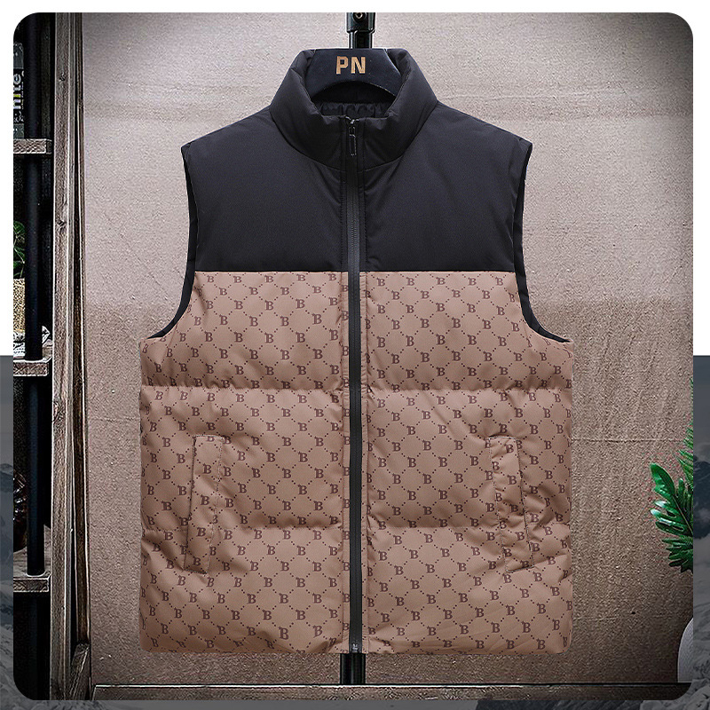 Vesta bez rukava u dvostrukom stilu, stojeći ovratnik, Chenille tkanina, Spandex <30%, jesen 2025