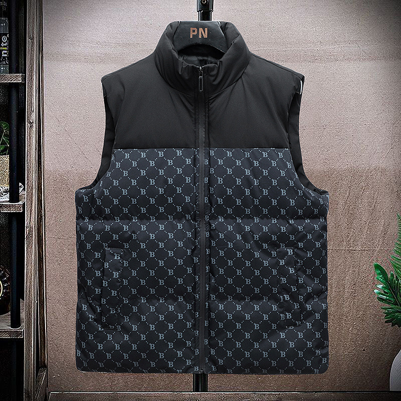 Vesta bez rukava u dvostrukom stilu, stojeći ovratnik, Chenille tkanina, Spandex <30%, jesen 2025