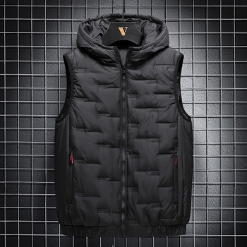 Vesta Chenille s kapuljačom od lana – uski kroj, zatvarač, jesen 2024