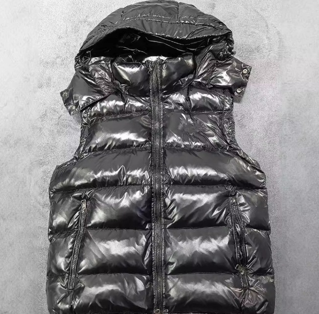 Down jakna s kapuljom i krznenim ovratnikom | bijelo pačje perje 301–350 g | poliester tkanina