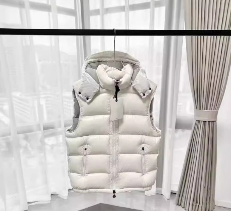 Down jakna s kapuljom i krznenim ovratnikom | bijelo pačje perje 301–350 g | poliester tkanina