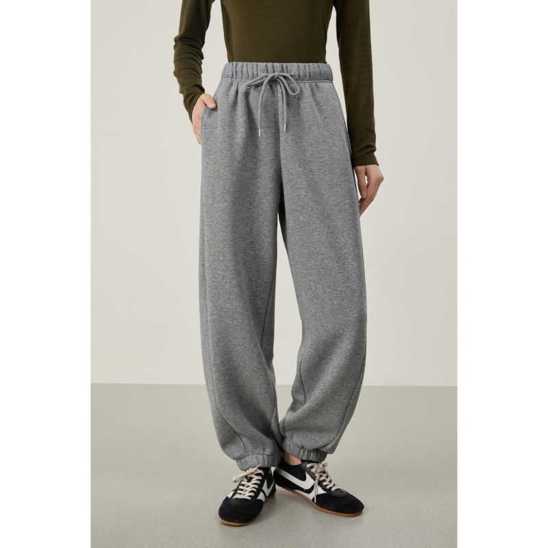 Női pamut haremszabadidőnadrág, elegáns ingázó stílus, 59,2% pamut, téli 2025 kiadás