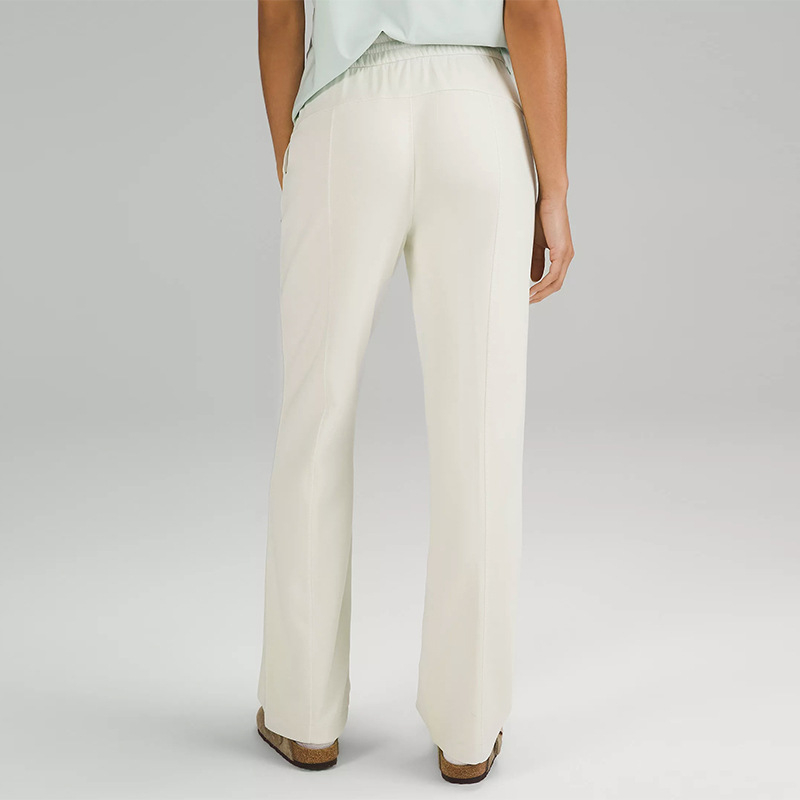 Pantaloni femei Slim-Fit cu talie medie – uscare rapidă, 80% nylon, amestec de bumbac, relaxare și sport