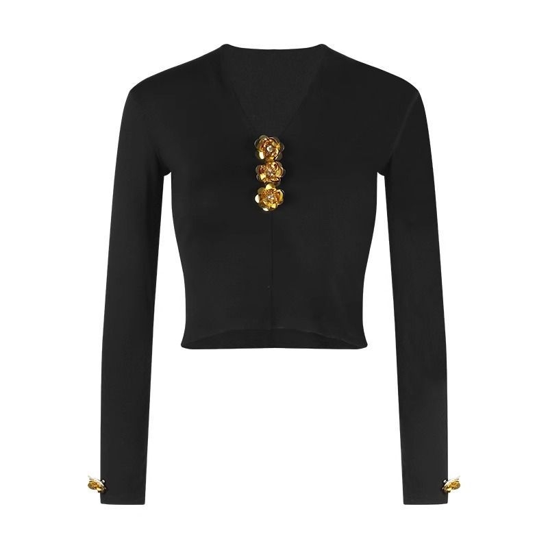 Ženski dvodijelni kostim: top s ovratnikom i mini suknja, dugi rukavi, jesen-zimski stil, PVC-bazirani materijal s 80–90% PVC, tiskano bojanje.