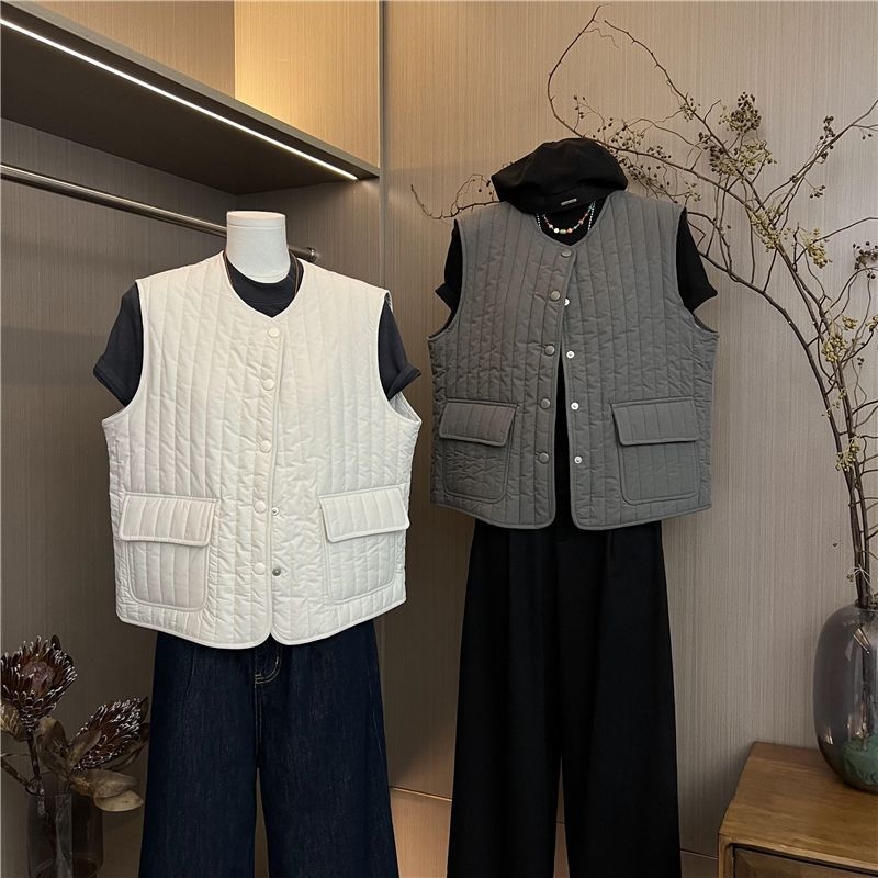 Ženski vest od chenille, polo ovratnik, 90–95% spandeks, proljeće 2025