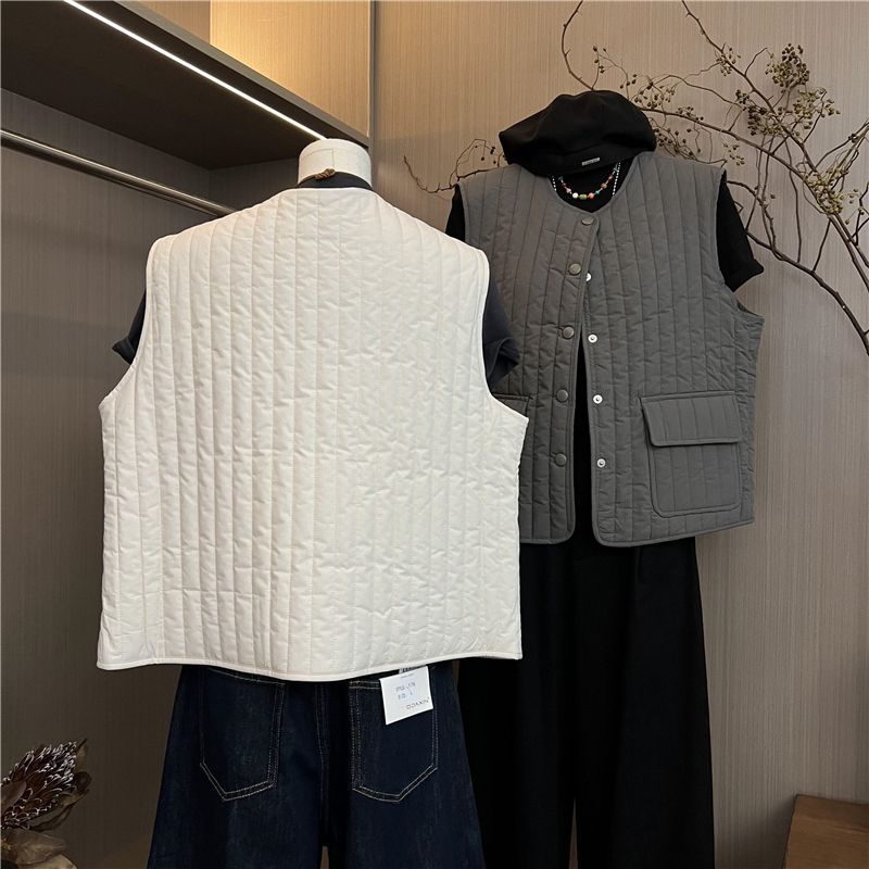 Ženski vest od chenille, polo ovratnik, 90–95% spandeks, proljeće 2025