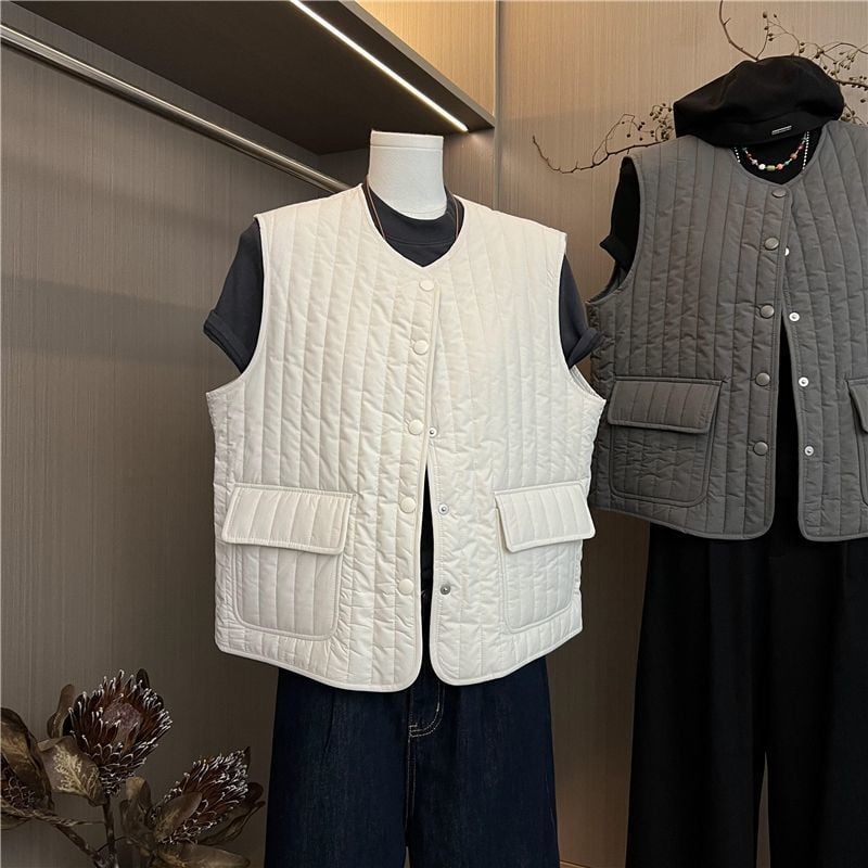 Ženski vest od chenille, polo ovratnik, 90–95% spandeks, proljeće 2025