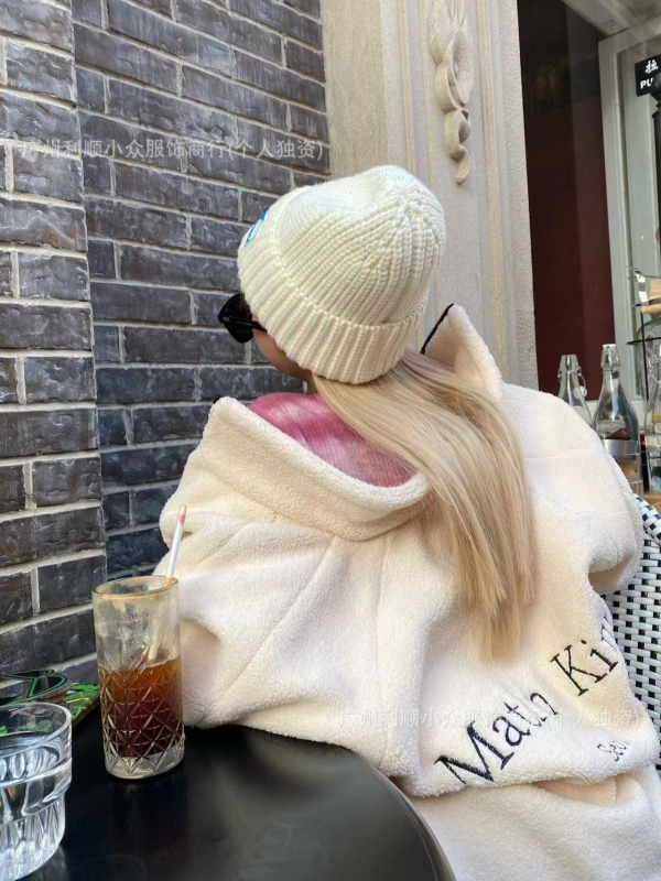 Matin Kim Ženska fleec jakna polarni, slobodan kroj, zatvarač, stojeći ovratnik, korejski stil, jesen-zima