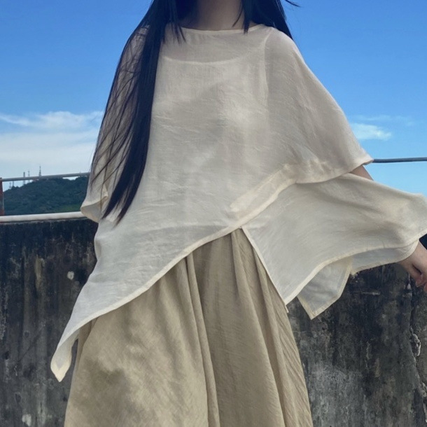 Set gornji dio i suknje u Zen Hanfu stilu, chenille tkanina s 50-70% spandex, šifra proizvoda Pxx1002227430