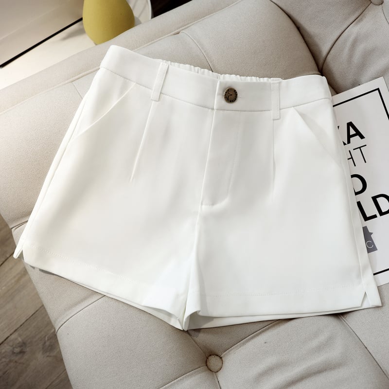 Γυναικεία χαλαρά παντελόνια με φαρδιά γραμμή, υψηλή μέση, μήκος τριών τετάρτων, ύφασμα από acetate fiber 90–95%