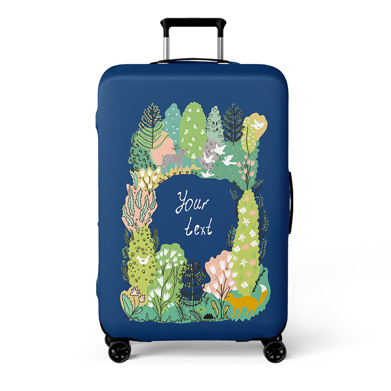 Noble birth bagažo dangtis – 56–75L, poliesteris, atsparus dėvėjimui, įdėklas poliesterio-spandekso, peizažo raštas, miesto minimalistinis stilius