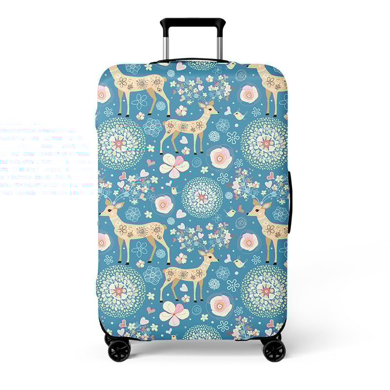 Noble birth bagažo dangtis – 56–75L, poliesteris, atsparus dėvėjimui, įdėklas poliesterio-spandekso, peizažo raštas, miesto minimalistinis stilius