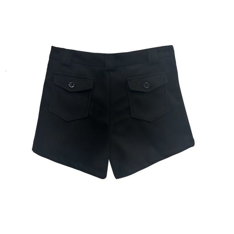 Ženske široke hlače, 3/4 duljine, PVC glavni materijal, poliester, casual stil