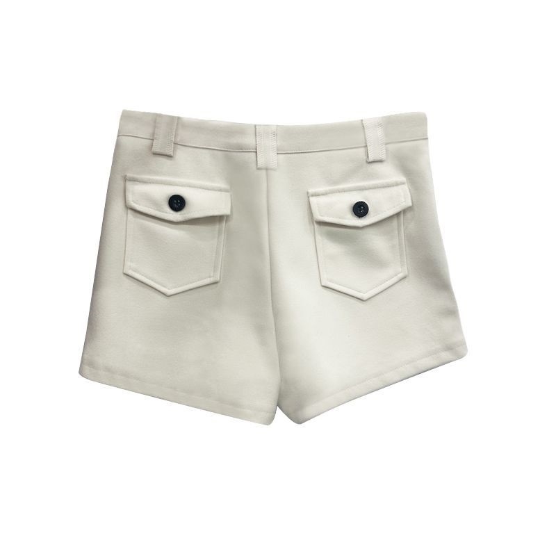 Ženske široke hlače, 3/4 duljine, PVC glavni materijal, poliester, casual stil