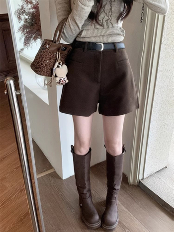 Γυναικείοι καθημερινοί παντελόνες – φαρδιά γραμμή, μήκος τριών τετάρτων, ύφασμα υφαντό, βασικό ύφασμα πολυεστέρας