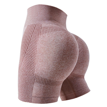 Olemeaung be siūlų siuvimo jogos šortai moterims su aukštu juosmeniu, nailono audinys su drėgmės išskyrimu, tinkami bėgimui ir fitnesui, vasara 2024