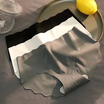 Ice Silk ženske bezšivne gaćice sa srednjim pojasom, prozračne, antibakterijske, s pamukom u-preponama, podižu bokove, plus veličina, trokutasti kroj