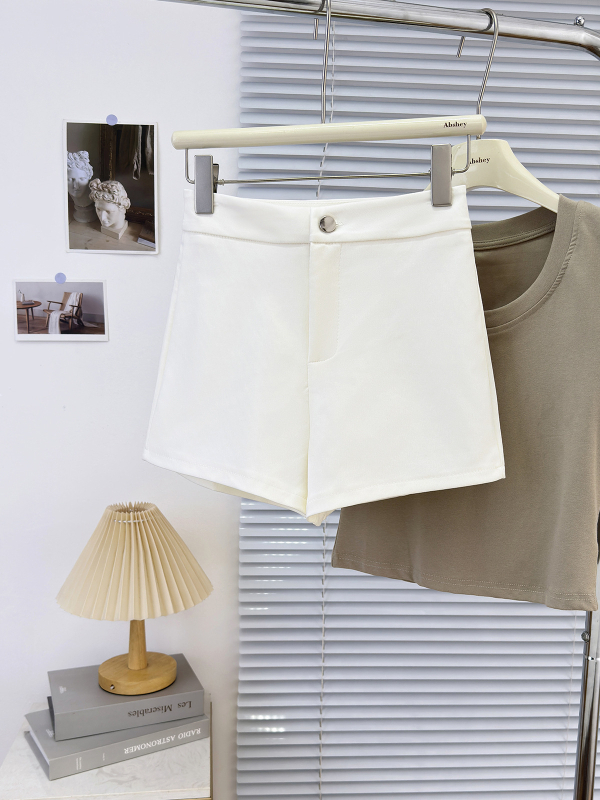 Colanți capri pentru femei, talie înaltă, control abdominal, croială slim, material din amestec bumbac (poliester/elastan)