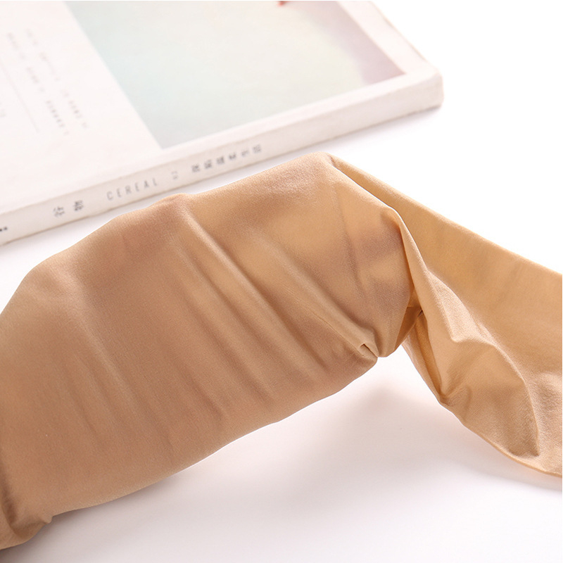 Καλσόν Velvet, ελαφρά διαφανές 15D, αόρατο σχήμα, μονόχρωμο, πολυεστέρας