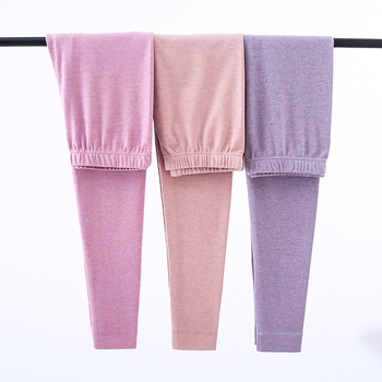 Női 100% pamut nadrág, vastagság 201-250 g/m², meleg, egyszínű, tavasz–ősz