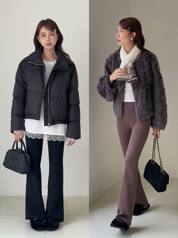 Панталони за йога с висока талия, цветен блок, тесен крак, нейлон, микроеластичност, зима 2025