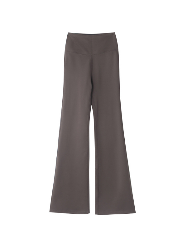 Панталони за йога с висока талия, цветен блок, тесен крак, нейлон, микроеластичност, зима 2025