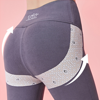 Дамски дълги йога леггинси от памук и спандекс, висока талия за контрол на корема, тесен силует, зимна дебелина