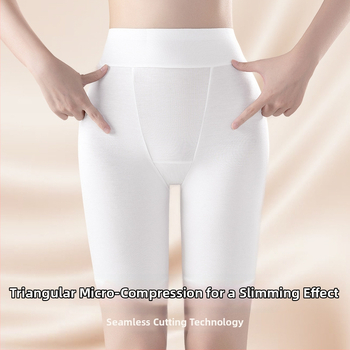 Sieviešu drošības šorti, augsta josta, 2-in-1 apakššorti, galvenais materiāls viskoze 93,6%, starpzina 100% kokvilna, necaurredzami