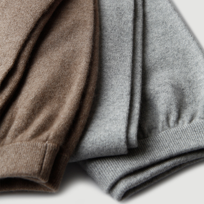 Дамски кашмирови плетени панталони, топли, тесно прилепнали, едноцветни