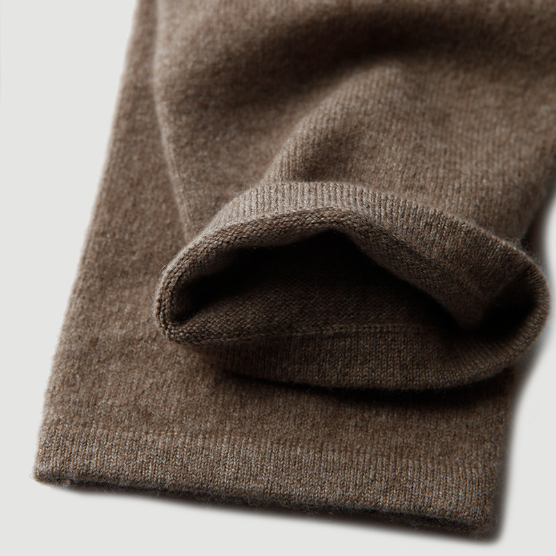 Дамски кашмирови плетени панталони, топли, тесно прилепнали, едноцветни