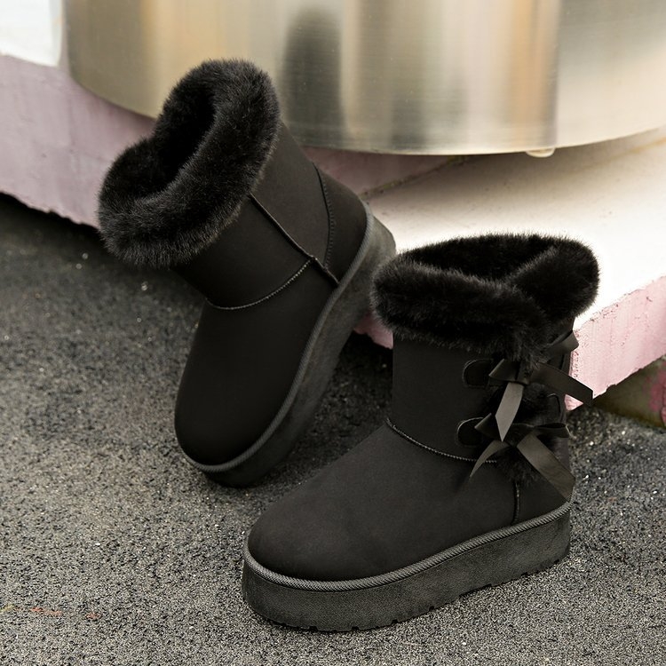 Ženske zimske čizme, visok gornji dio, okrugli vrh, 4 cm peta, PU ulošak, retro Birkenstock stil