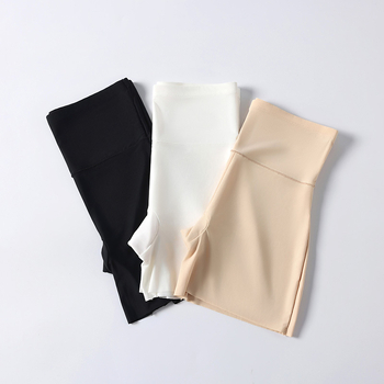 Дамски безшевни леггинси с висока талия, дишащи, 3/4 дължина, тънък силует
