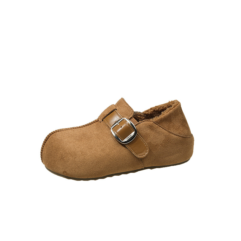 Ženske slip-on čizme s debelom potplatom, unutarnje povećanje visine, PU gornji dio, umjetna fleece podstava, gumeni potplat