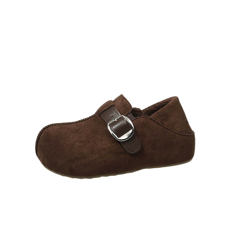 Ženske slip-on čizme s debelom potplatom, unutarnje povećanje visine, PU gornji dio, umjetna fleece podstava, gumeni potplat