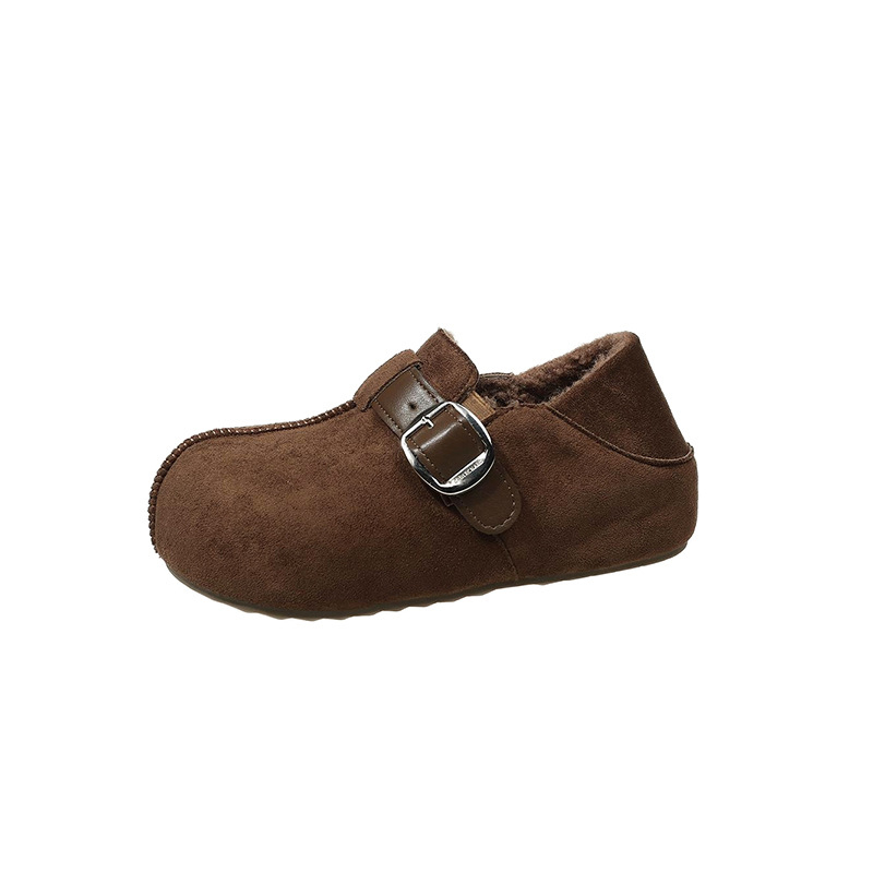 Ženske slip-on čizme s debelom potplatom, unutarnje povećanje visine, PU gornji dio, umjetna fleece podstava, gumeni potplat