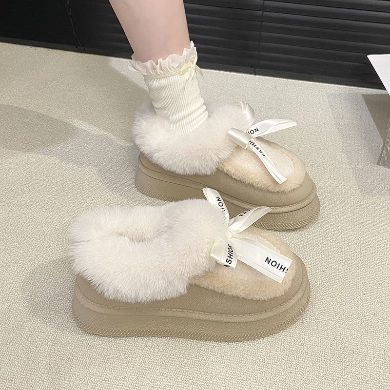Ženske čizme za snijeg s plišanim podstavom, protuklizna gumena potplata, tople, platforma, slip-on