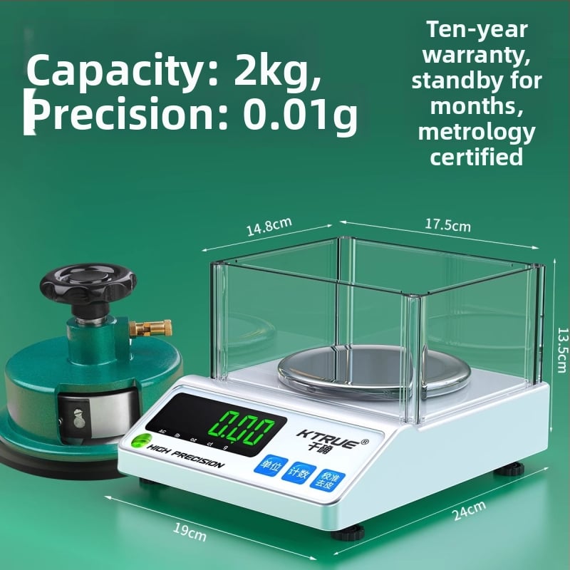 Qianque Tekstiilne Elektrooniline Kaal Tekstiilide, Paberi ja Kartongi Svara Mõõtmiseks — Mudel Jewelry scale