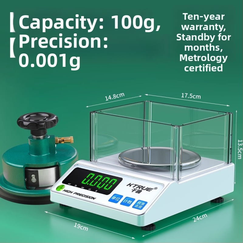 Qianque Tekstiilne Elektrooniline Kaal Tekstiilide, Paberi ja Kartongi Svara Mõõtmiseks — Mudel Jewelry scale