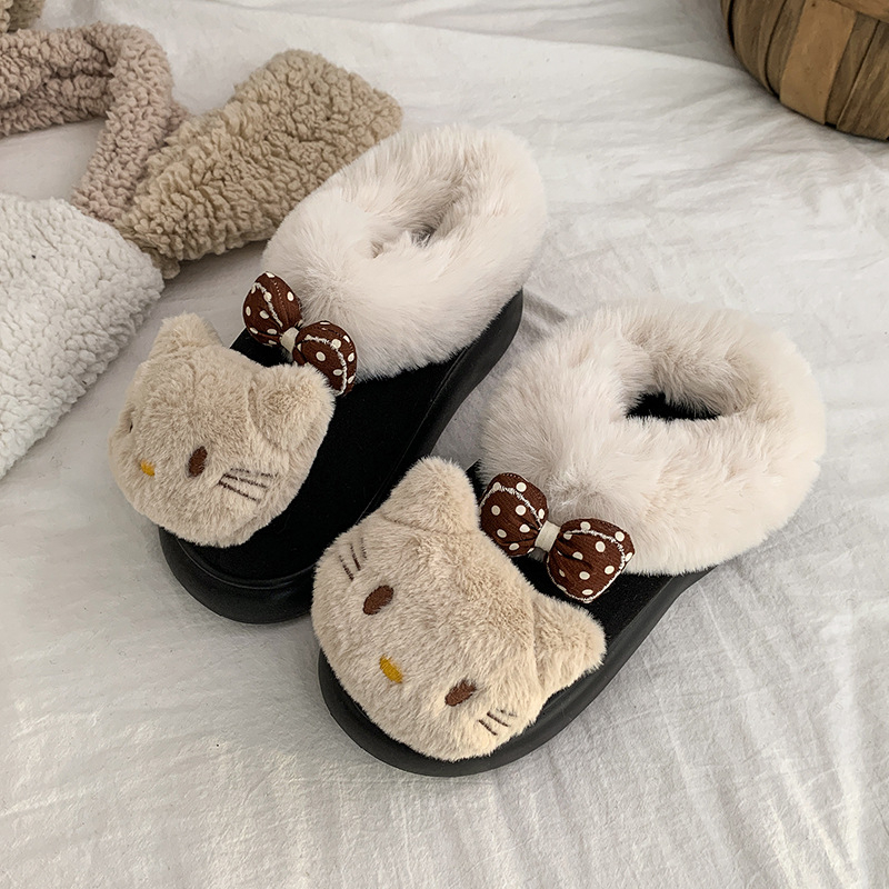 Dámske snehové čižmy s velúr vrškom, gumová podrážka, slip-on, vnútorná výstelka z umelej kožušiny, výška päty 3–5 cm