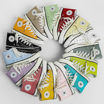 Pantofi din pânză, înălțime înaltă, talpă vulcanizată, stil coreean, ediție de iarnă