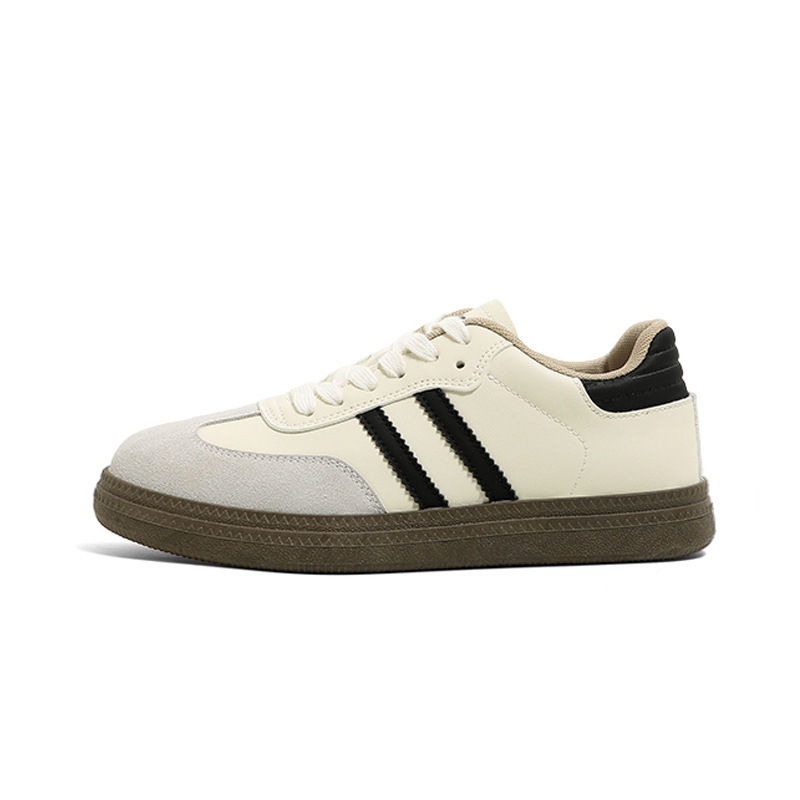 Pantofi sport pentru femei cu partea superioară din PU, căptușire din plasă respirabilă, închidere cu șireturi, talpă din cauciuc