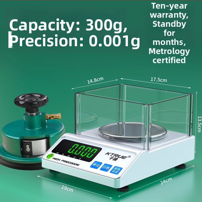 Tekstilā elektroniskā svari audumu mērīšanai, gramparaugs, diska tipa svars – Qianque Jewelry Scale