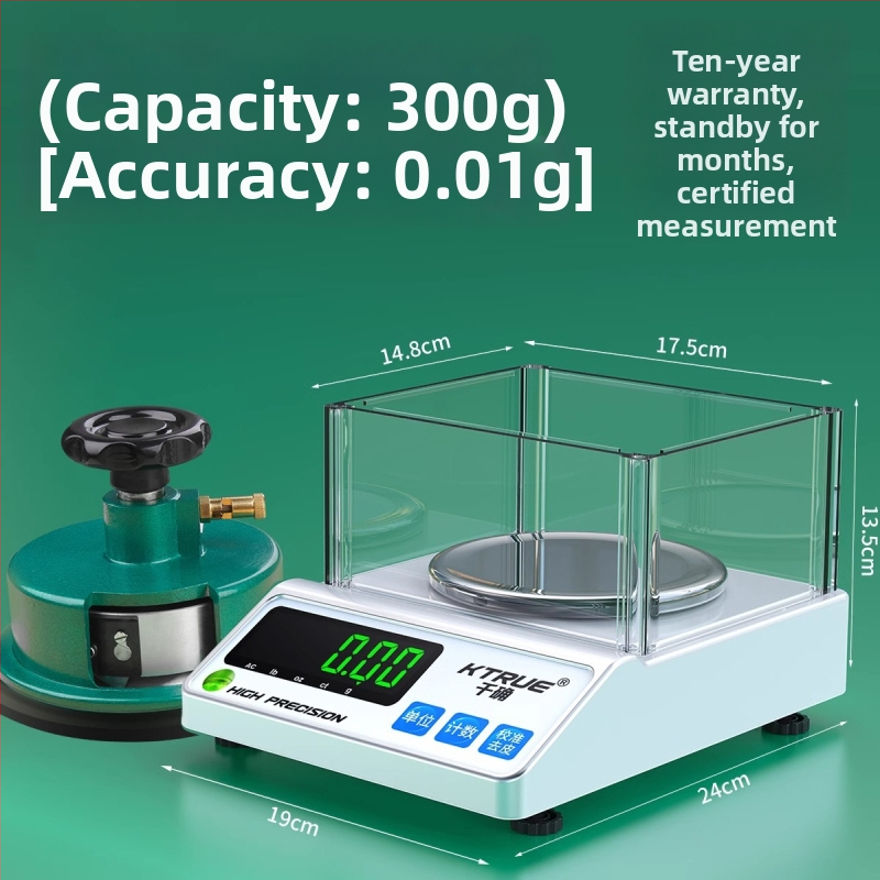 Qianque juvelyrinių svarstyklių elektroninė pusiausvyra, modelis Jewelry scale; tekstilės ir audinių svėrimas; popieriaus ir kartono svėrimas; gramų ėmimas; pūkų diskas