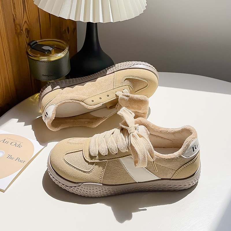 Be-6799 Bell női vászon sneakers — retro vastag talp, vulkanizált gumitalp, légáteresztő pamut bélés, alacsony felső rész, koreai stílus