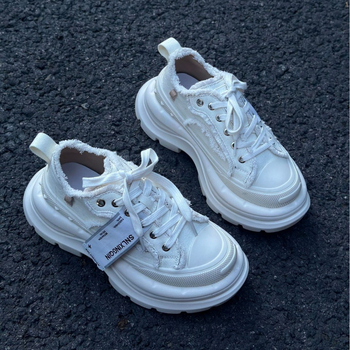 Tan Jianci 2.0 Tenisice s debelim đonom za povećanje visine – Open Smile, Unisex, svakodnevne casual tenisice