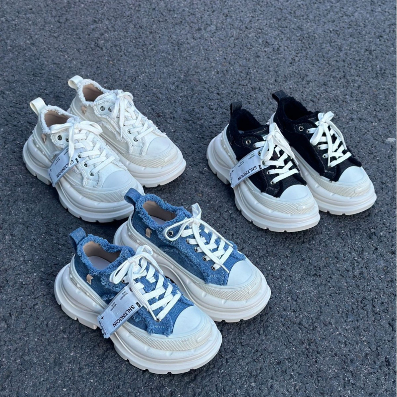 Tan Jianci 2.0 Tenisice s debelim đonom za povećanje visine – Open Smile, Unisex, svakodnevne casual tenisice