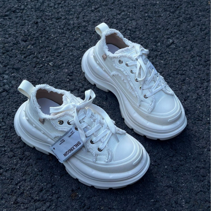 Tan Jianci 2.0 Tenisice s debelim đonom za povećanje visine – Open Smile, Unisex, svakodnevne casual tenisice